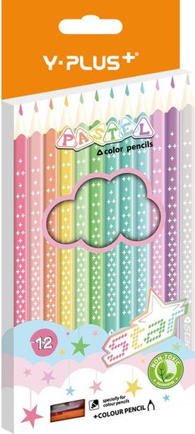 YPLUS Star Colour Trainguler Shaped Color Pencils