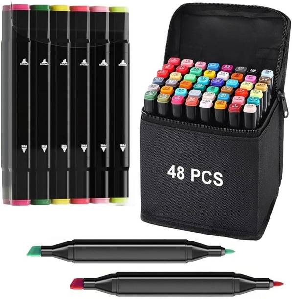 ORIDOR Professional Alcohol Sketch Marker Pens 48 Color Set