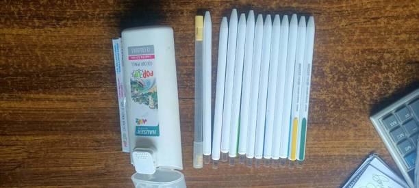 Dixit Pop-Up Watercolor Brush Pen Set with 12 Assorted Colours rectabngular Shaped Color Pencils