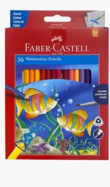 FABER-CASTELL 36 SHADES TRIANGULAR Shaped Color Pencils
