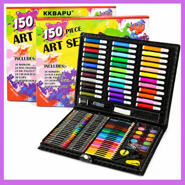 KKBAPU 150PCS Creative Art Series Hexagonal Color Pencils Shaped Color Pencils