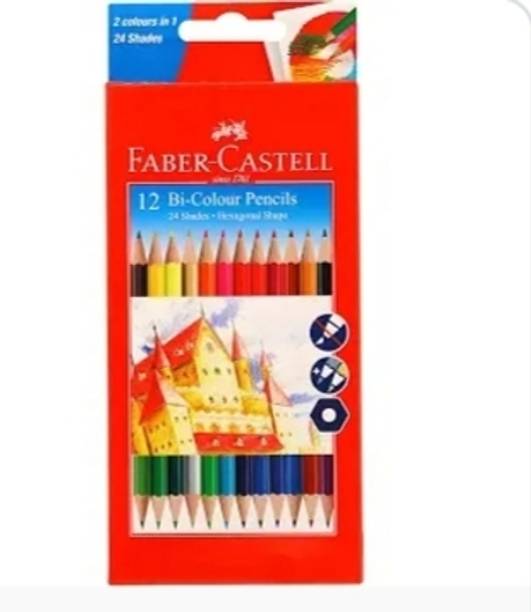 FABER-CASTELL BIO 12 SHADES Hexagonal shape Shaped Color Pencils