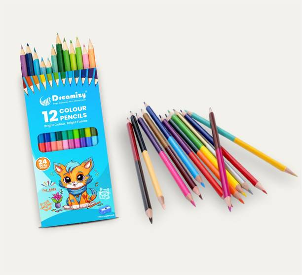 Dreamizy Art Triangular Shaped Color Pencils
