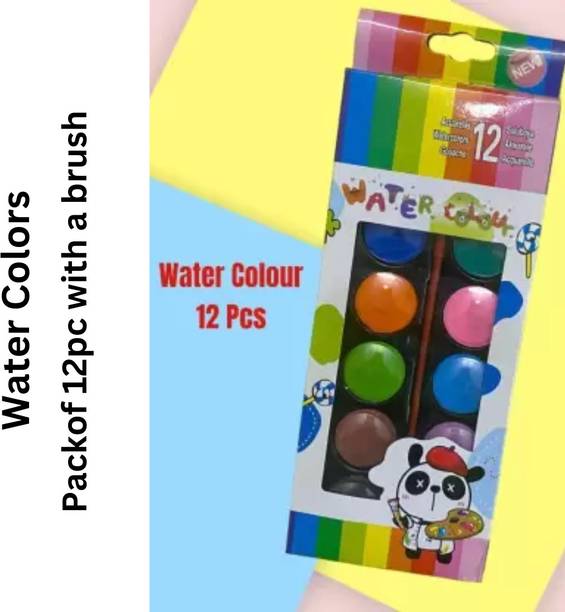 Extraposh Water color pack of 12pc/Watercolor supplies/gift/return gift round Shaped Color Pencils