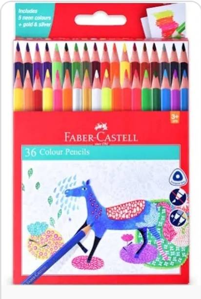 FABER-CASTELL TRIANGULAR SHAPE TRIANGULAR Shaped Color Pencils