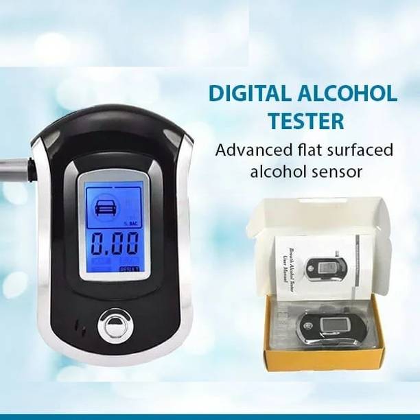 BALRAMA High Precision Professional Alcohol Concentration Tester AT 818 Breath Analyzer Digital Colorimeter