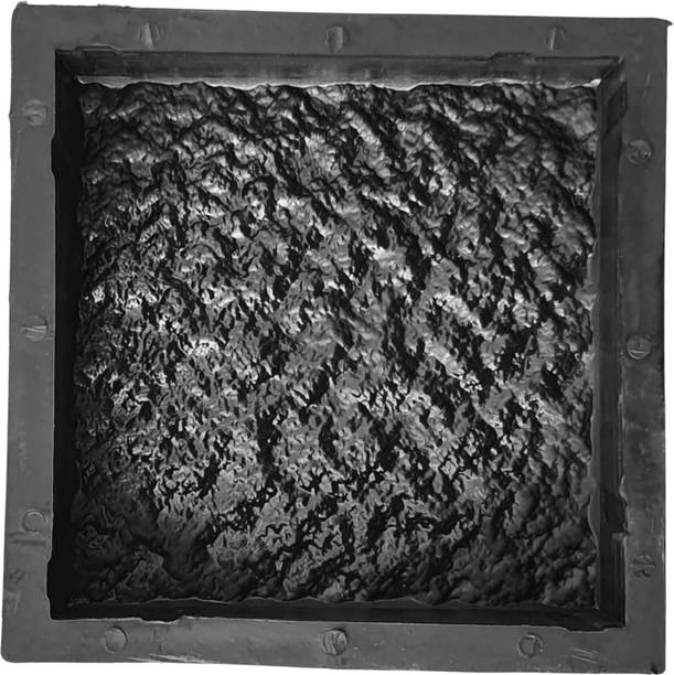 Reyal 8x8 Marble Paver Block Mould 60mm (Black PVC) Column Cap & Base
