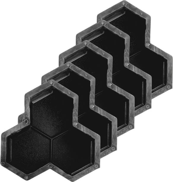 Reyal Black Trisul Paver Block Mould 60mm(Pack of 5) Column Cap & Base