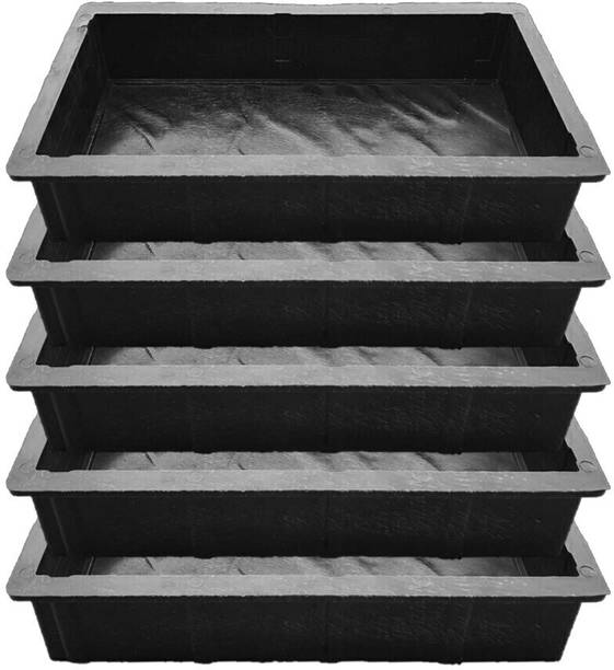 Reyal Black 12" X 6" MARBLE Block(60mm)Paver Mould (Pack of 5) Column Cap & Base