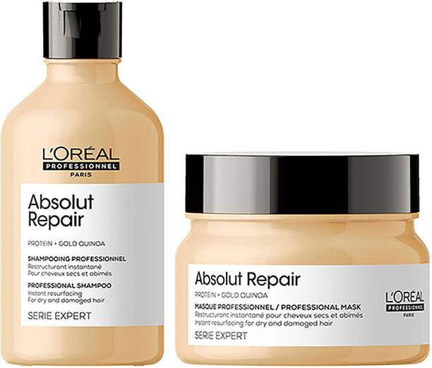 L'Oréal Professionnel Absolute Repair Shampoo+Mask+Free Travel Size Hair Mask