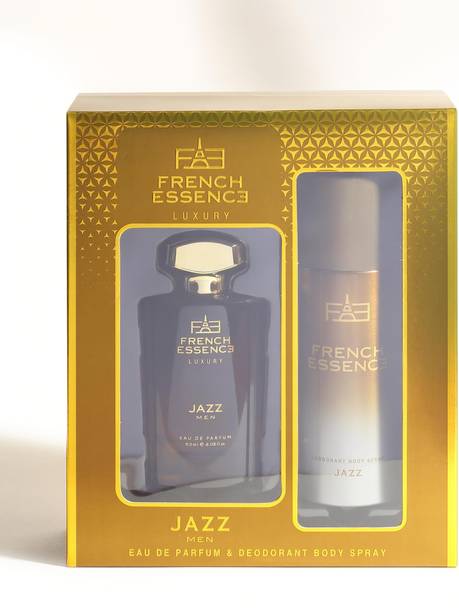FRENCH ESSENCE Luxury Premium Jazz Gift Pack With Long Lasting Deodorant 150Ml & Perfume 60Ml