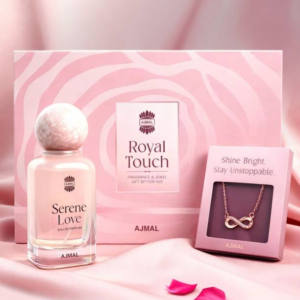 अजमल Royal Touch Women Perfume & Jewellery Gift Set Valentine Gift for Her