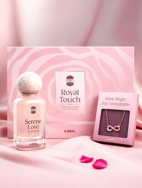 Ajmal Royal Touch Women Perfume & Jewellery Gift Set for Sister| Gift for sister
