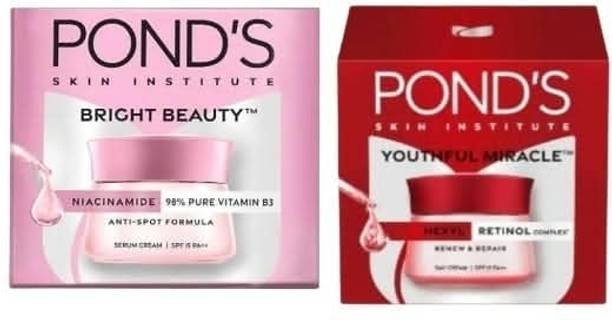 POND's BRIGHT BEAUTY CREAM 24 GM YOUTH DAY CREAM 12 GM