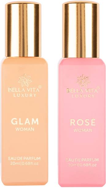 BELLAVITA GLAM & ROSE perfume combo|Jasmine, Rose & Musk Notes|Long Lasting|