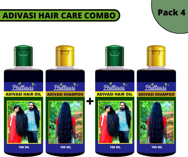 Phillauri Adivasi Hair oil & Adivasi Hair Shampoo Combo Kit