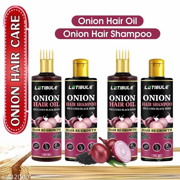 Latibule Sulphur-Enriched Onion Hair Oil and Repairing Shampoo