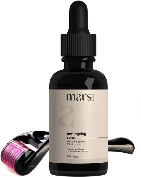 mars by GHC Hyaluronic Acid, Vitamin C (30 ml) Derma Roller 0.5mm