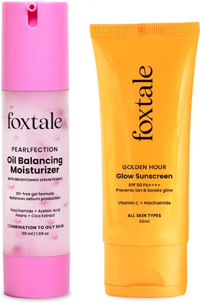 Foxtale Glow & Balance Duo – Oil-Free Hydration & Sun-Protected Glow