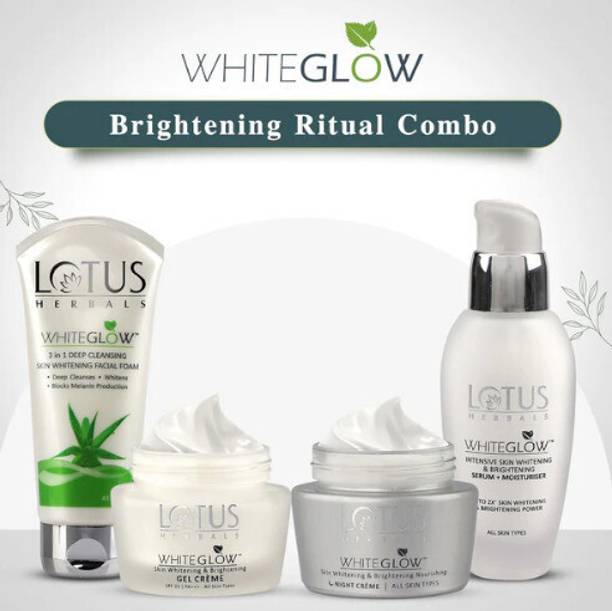 LOTUS HERBALS WhiteGlow Brightening Ritual Combo