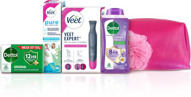 Veet Premium Multipurpose Grooming & Shower Kit Women