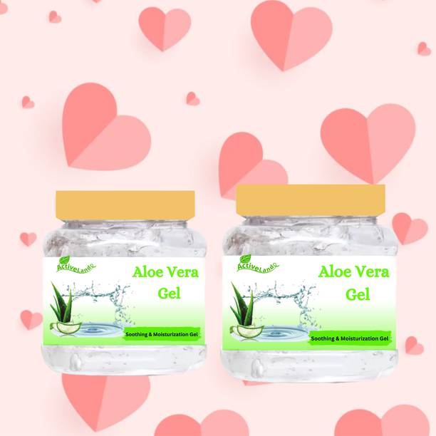Activeland Alovera Gel for face pack of 2 (200gm each )