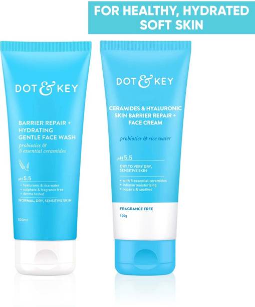 Dot & Key Barrier Repair Combo Daily Skin Care Routine for Dry, Flaky & Sensitiv