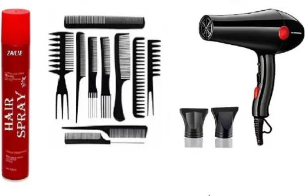 Zailie best Flexible comb With Hair Dryer CH 2800 ( 2000 w ) Price in India