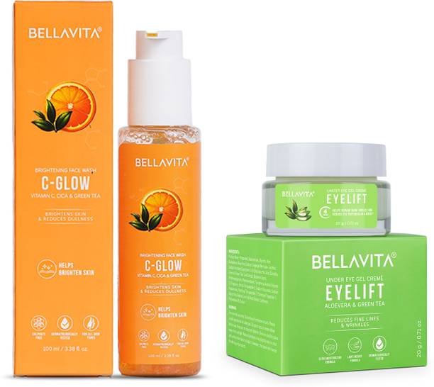 BELLAVITA Face Care Combo Pack With C Glow Face Wash + ...