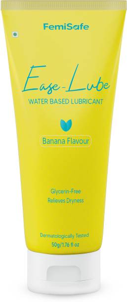 Femisafe Ease Lube | Glycerin free & Water Based Lubricant | with banana & Aloe vera Lubricant