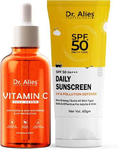 Dr. Alies Professional Vitamin C Serum with Sunscreen for skin care