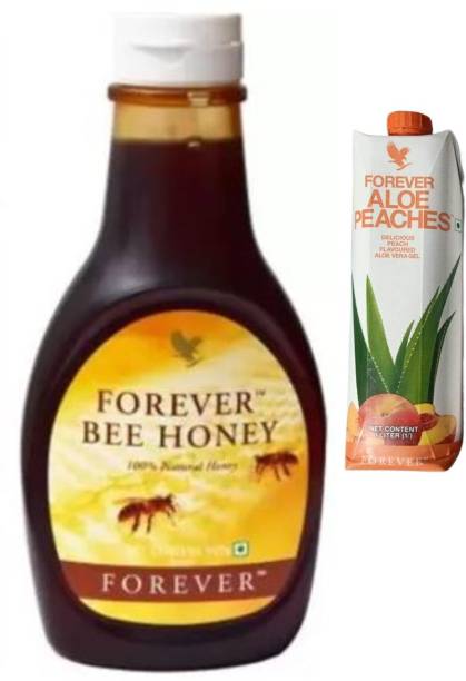 FOREVER Aloe Peaches Delicious Peach Flavor Aloe Vera gel And Pure High Quality Honey