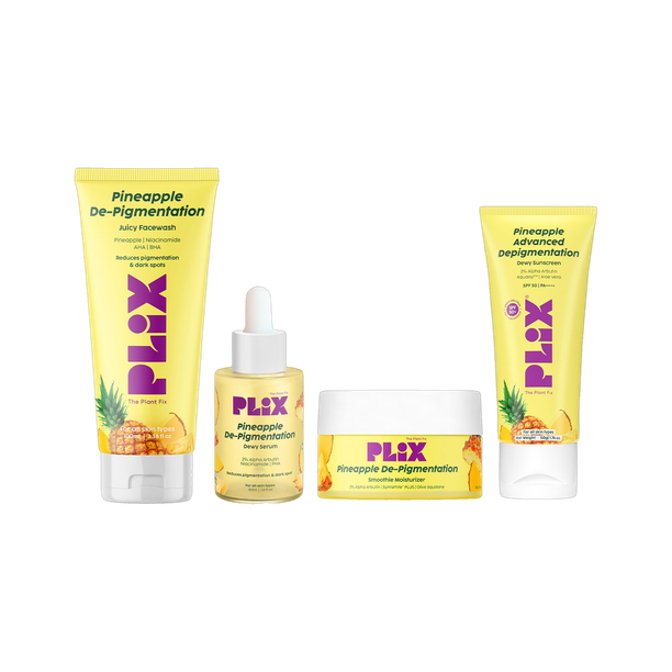 The Plant Fix Plix Pineapple Depigmentation Regime for Bright & Even Skin for All Skin Types