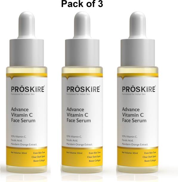 प्रॉस्कायर Advance Vitamin C Face Serum (Pack of 3)