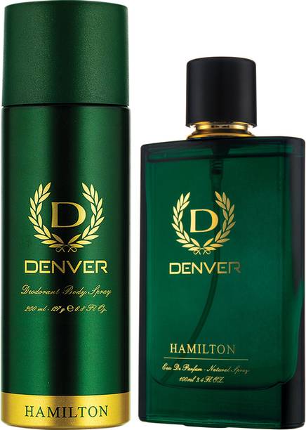 डेनवर Hamilton Perfume 100 Ml & Hamilton Deo 200 Ml Combo  -  पुरुषों के लिए