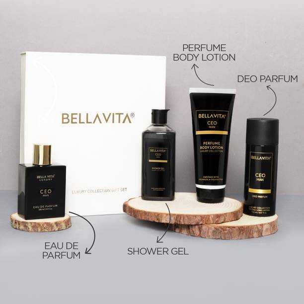 BELLAVITA CEO Man Premium Gift Set|With Woody, Citrus & Aromotic Notes|