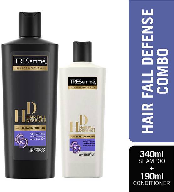 TRESemme Hair fall Defense Kit for Hairfall control - 340ml Shampoo and 190ml Conditioner