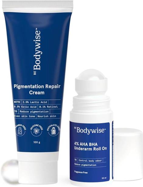 बी बॉडीवाइज़ Underarm Pigmentation Kit - No Fragrance | For Even-Toned & Smooth Underarm