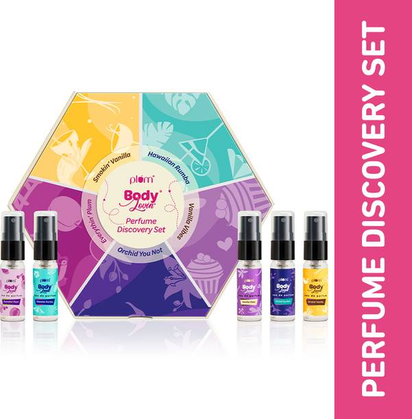 Plum BodyLovin' Perfume Discovery Set | 5X5ml Pocket Perfumes | Long Lasting Fragrance