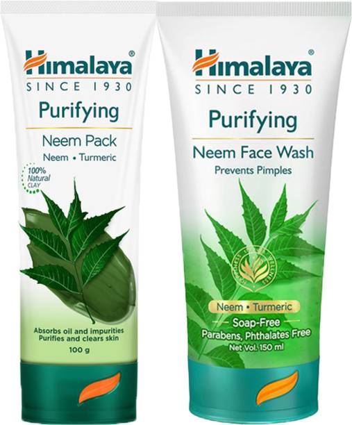 HIMALAYA PURIFYING NEEM FACE WASH 150ML + FACE PACK 100G
