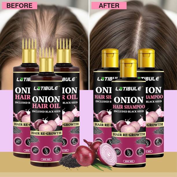 Latibule Onion Hair Fall Defense Oil and Nourishing Shampoo