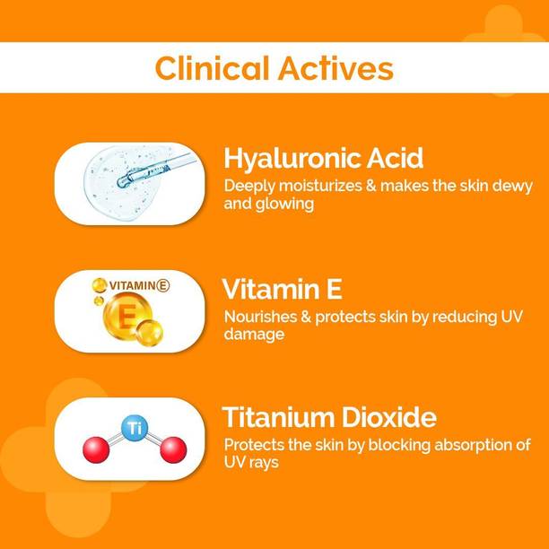 The Derma Co Essential Skin Care Combo- 1% Hyaluronic Acid Sunscreen 50g + 2% Kojic Acid Face Serum 30g | Treats Pigmentation Sun Protection