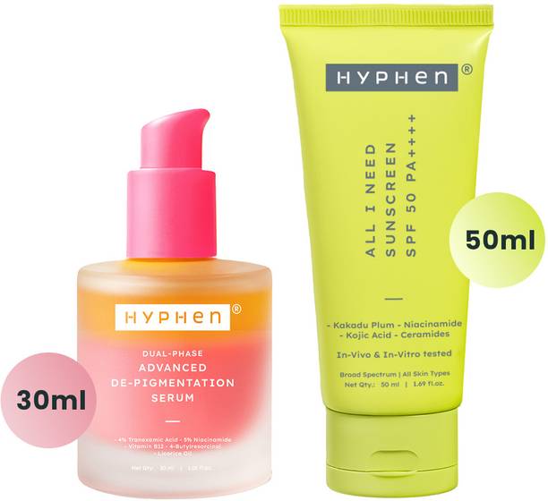 HYPHEN Sun & Pigmentation Protection Combo with Depigmentation Serum & Sunscreen