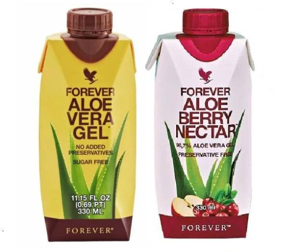 FOREVER Aloe Vera Gel &amp; Aloe Berry Nectar (330 Ml each)