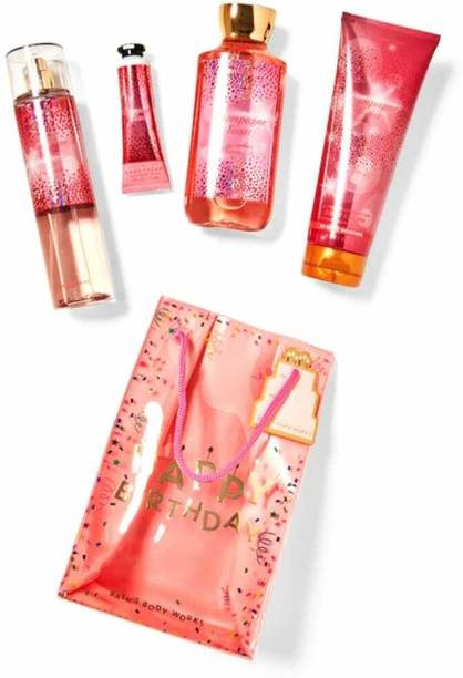 BATH & BODY WORKS CHAMPAGNE TOAST 4PIC GIFT SET