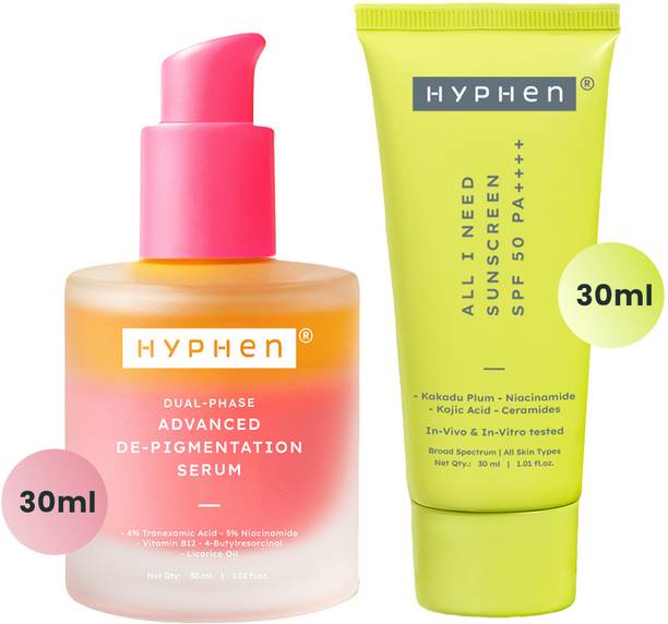 HYPHEN Sun & Pigmentation Protection Combo with Depigmentation Serum & Sunscreen