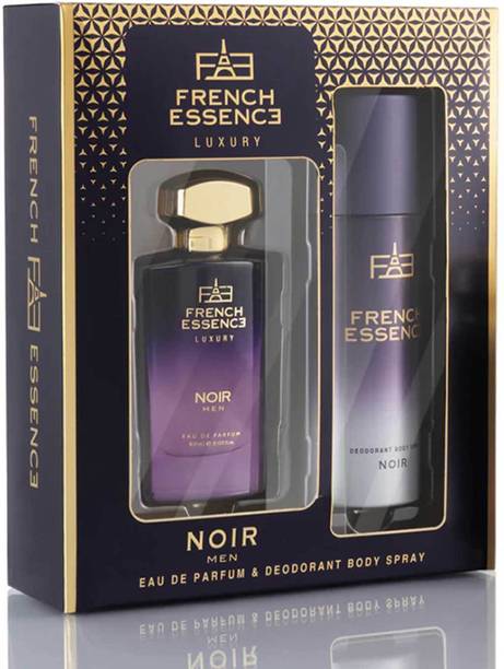 FRENCH ESSENCE Luxury Noir Gift Set |Long-Lasting Frgrance|Eau de Parfum - For Men