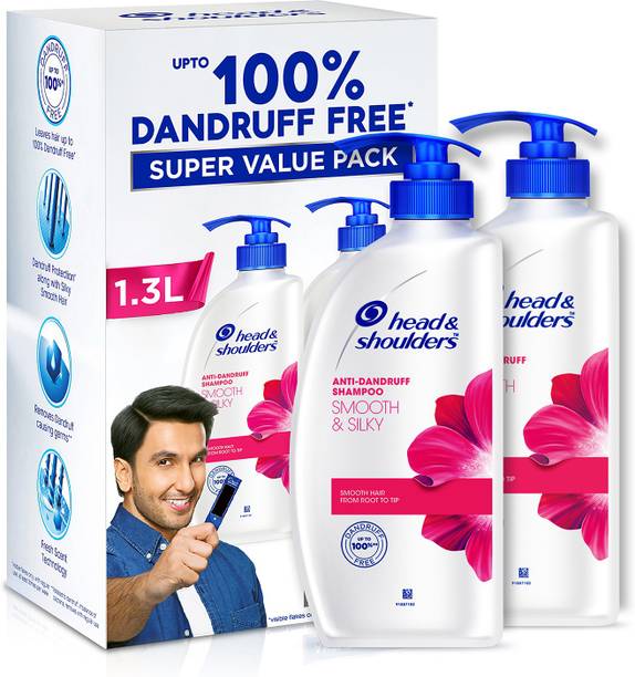 HEAD & SHOULDERS Smooth and Silky, Anti Dandruff Shampoo for Wome