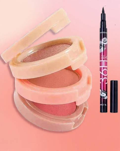 yim~mi Soft Matte Blush and Glow Highlighter with Eyeliner