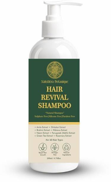 Nakshtra Botanique Hair Revival Shampoo | Ayurvedic | Anti-Hair Fall | Sulphate-Free